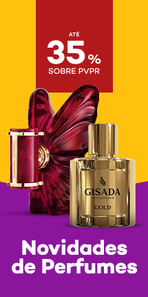 Novidades de Perfumes com destaque promocional de at&eacute; 35% obre pre&ccedil;o de Venda ao P&uacute;blico Recomendado